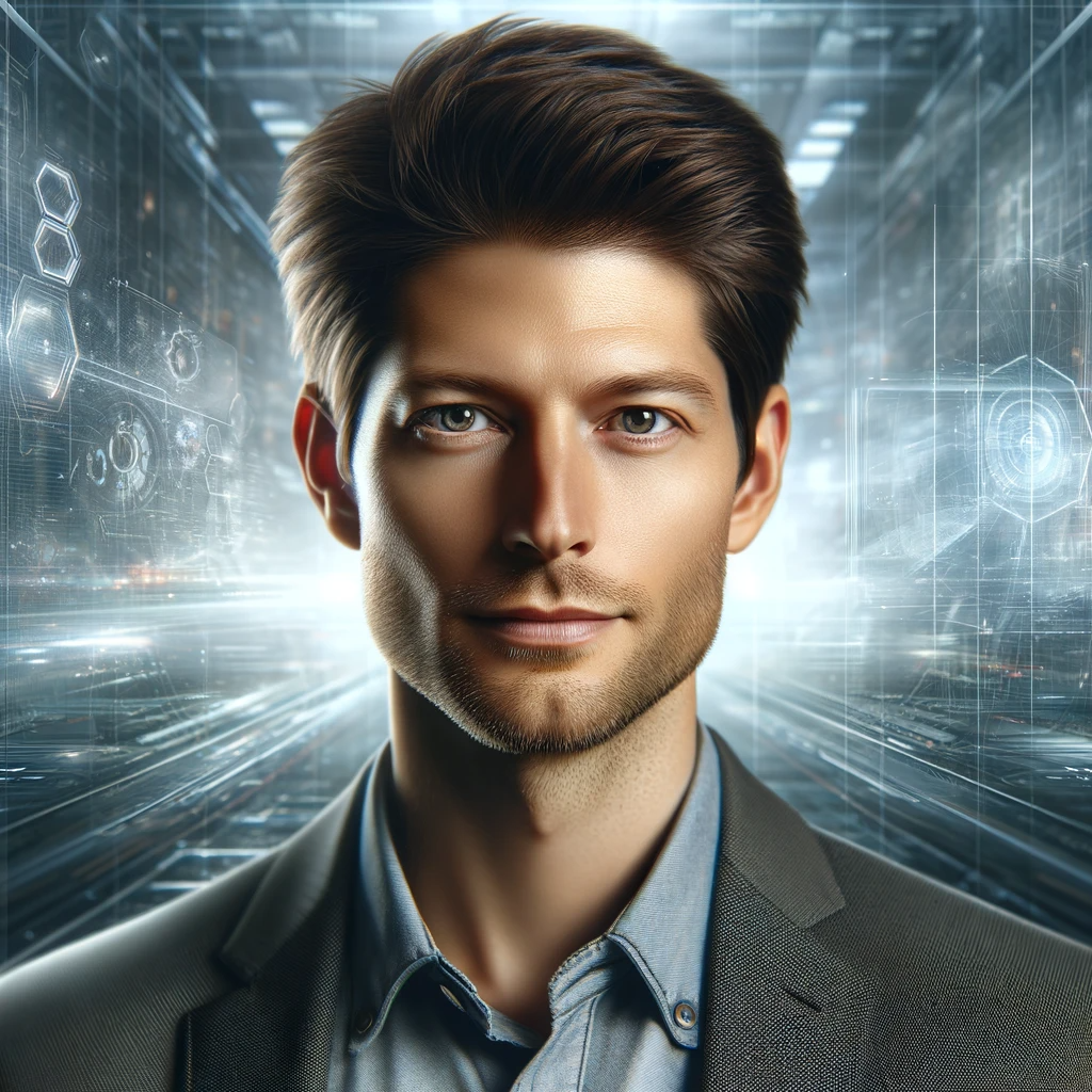 Sam Altman hecho con Dall E