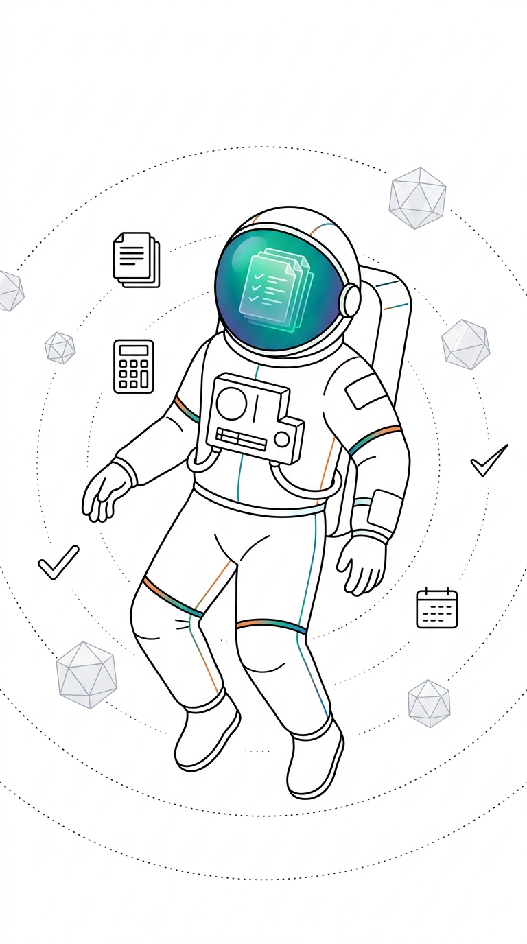 Astronauta Variavista — Crear SL con 1 euro de capital